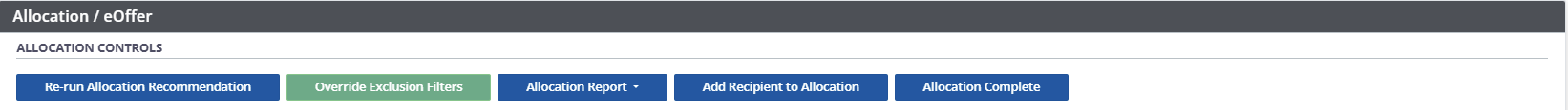Example - Expanded allocation controls.